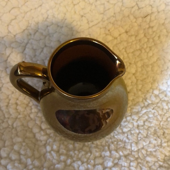 Vtg Copper Lusterware Creamer - Picture 3 of 4